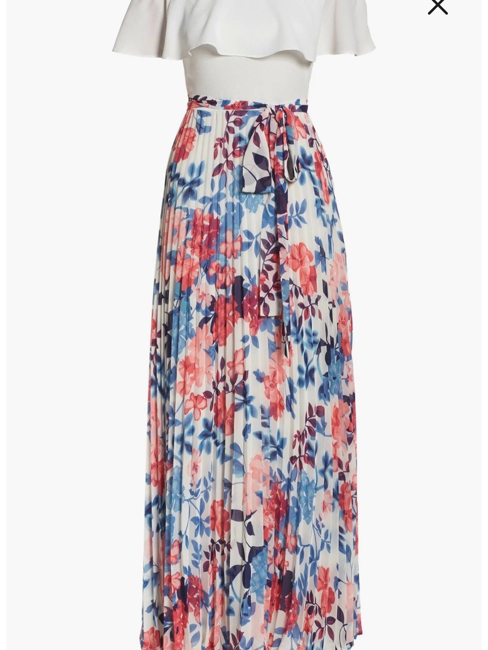 Eliza J Off the Shoulder Floral Maxi Dress - Picture 6 of 17
